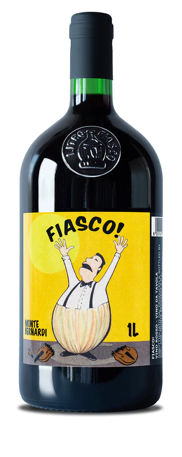 Monte Bernardi Fiasco Vino Rosso Litres