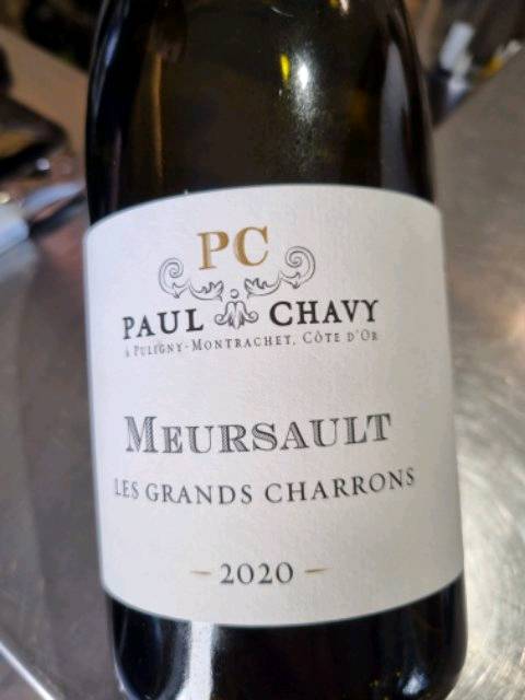 Meursault Les Grand Charrons Paul Chavy